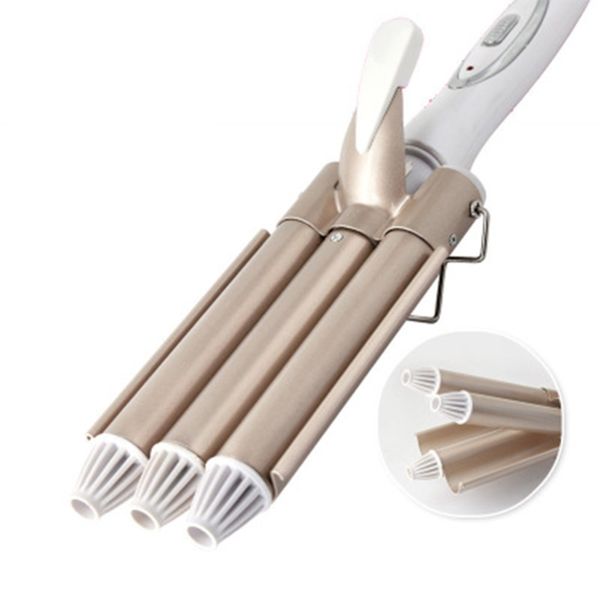 110-220v ceramic hair curler titanium splint triple barrel permanent curling iron rollers styling tools cw31
110-220v ceramic hair curler titanium splint triple barrel permanent curling iron rollers styling tools cw31