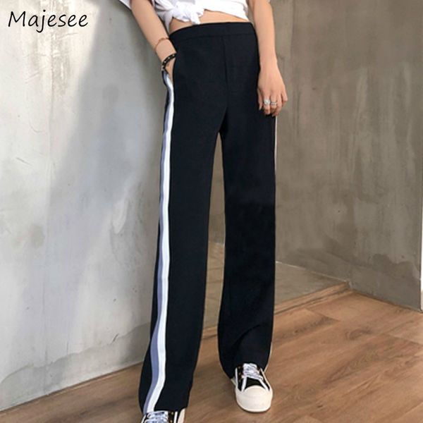sweatpants women full length casual loose slim fit high waist womens pants elegant females plus size trousers korean style chic, Black;white
sweatpants women full length casual loose slim fit high waist womens pants elegant females plus size trousers korean style chic, Black;white