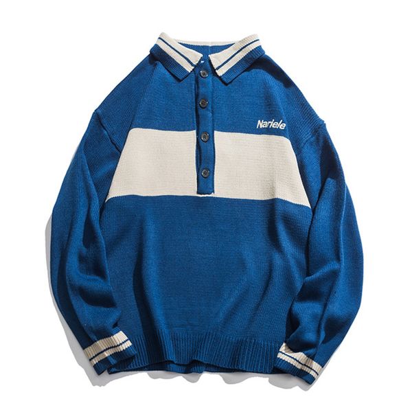 plegie men pullover sweaters retro collar oversize hiphop streetwear harajuku patchwork pattern mens couple sweaters, White;black
plegie men pullover sweaters retro collar oversize hiphop streetwear harajuku patchwork pattern mens couple sweaters, White;black