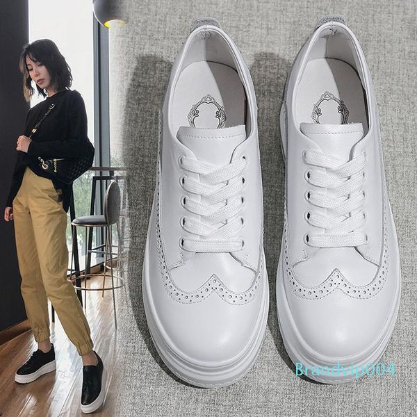 2019 white sneakers women leather sneakers height increased casual shoes .5cm, Black;white
2019 white sneakers women leather sneakers height increased casual shoes .5cm, Black;white