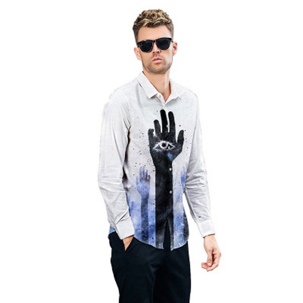 new men long sleeve shirt button up business work smart formal dress male luxury stylish slim fit dress shirt, White;black
new men long sleeve shirt button up business work smart formal dress male luxury stylish slim fit dress shirt, White;black