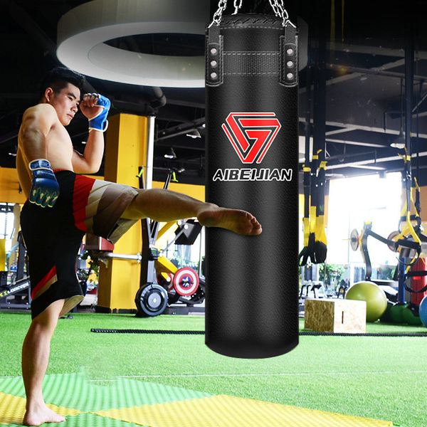 70cm/100cm kickboxing punching bag pu leather fitness black sandbag thai taekwondo sport training exercise equipment
70cm/100cm kickboxing punching bag pu leather fitness black sandbag thai taekwondo sport training exercise equipment