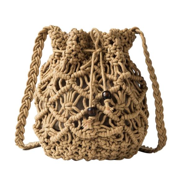 2019 hohemian cotton woven shoulder bags handmade hollow out drawstring bucket crossbody bag linen straw vintage beach bag
2019 hohemian cotton woven shoulder bags handmade hollow out drawstring bucket crossbody bag linen straw vintage beach bag