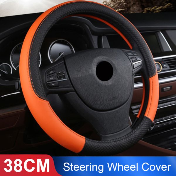 vehemo pu leather car steering wheel cover non-slip steering wheel protection no smell case for four seasons
vehemo pu leather car steering wheel cover non-slip steering wheel protection no smell case for four seasons