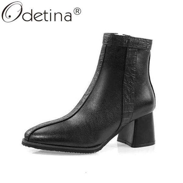 odetina womens new side zipper fretwork sewing short boots ladies dress winter block mid heel fashion pointed toe ankle boots, Black
odetina womens new side zipper fretwork sewing short boots ladies dress winter block mid heel fashion pointed toe ankle boots, Black