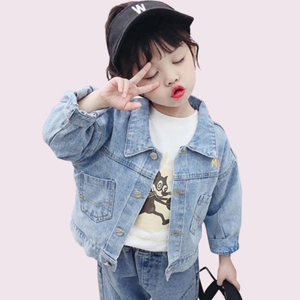 girls denim coat outerwear letter pattern jacket girl casual style children's coat toddler baby girl clothes, Blue;gray
girls denim coat outerwear letter pattern jacket girl casual style children's coat toddler baby girl clothes, Blue;gray