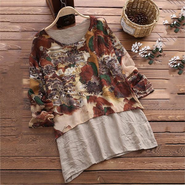 plus size summer fashion linen print blouse casual loose tee female women's short sleeve shirt blusas femininas pullover, White
plus size summer fashion linen print blouse casual loose tee female women's short sleeve shirt blusas femininas pullover, White