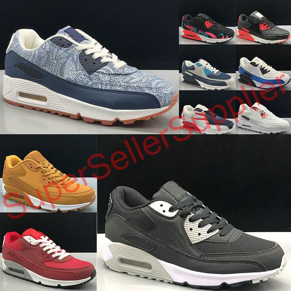 2019 mens shoes classic 90 men and woman shoes black red white trainer soft cushion surface breathable casual shoes 36-45
2019 mens shoes classic 90 men and woman shoes black red white trainer soft cushion surface breathable casual shoes 36-45
