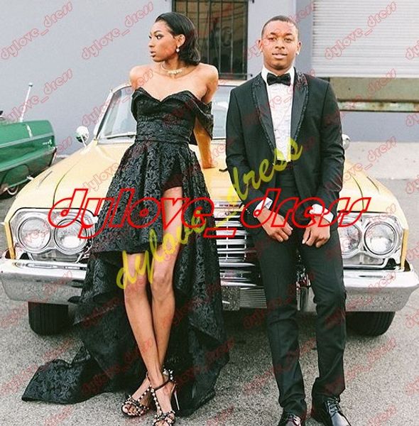 2019 plus size high low black short african black girl prom cocktail dresses lace dress arabic evening gowns
2019 plus size high low black short african black girl prom cocktail dresses lace dress arabic evening gowns