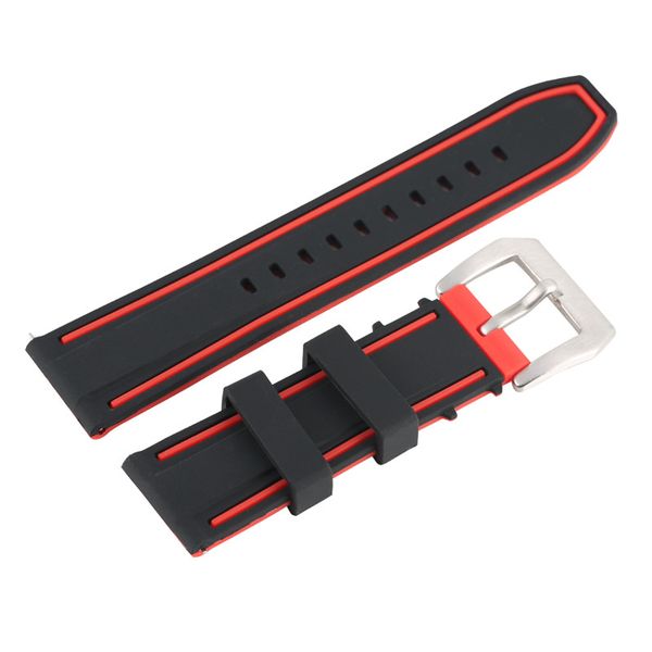 22/24mm black red/orange silicone watch band waterproof rubber wrist strap diver replacement bracelet spring bars straight end, Black;brown
22/24mm black red/orange silicone watch band waterproof rubber wrist strap diver replacement bracelet spring bars straight end, Black;brown