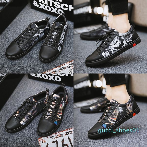 fashion men designer luxury shoes summer print leather shoes men loafers all black boys casual flats mocassin homme g01
fashion men designer luxury shoes summer print leather shoes men loafers all black boys casual flats mocassin homme g01