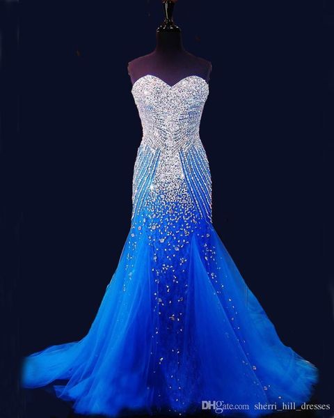 2020 royal blue русалка длинные пром платья pageant женщин сексуальный милая платье престижное бисером кристалл тюль pageant вечерние платья, Black
2020 royal blue русалка длинные пром платья pageant женщин сексуальный милая платье престижное бисером кристалл тюль pageant вечерние платья, Black