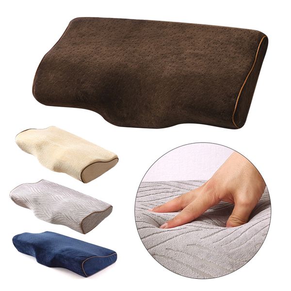 1pc comfortable cervical orthopedic pillows latex neck care memory foam sleeping bedroom pillow head neck support travesseiro b4
1pc comfortable cervical orthopedic pillows latex neck care memory foam sleeping bedroom pillow head neck support travesseiro b4