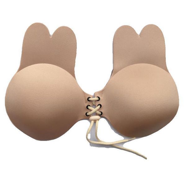 women silicone bra push up bra strapless backless self-adhesive gel cover rabbit ear invisible bras nipple cover breast pad rra1736, White
women silicone bra push up bra strapless backless self-adhesive gel cover rabbit ear invisible bras nipple cover breast pad rra1736, White