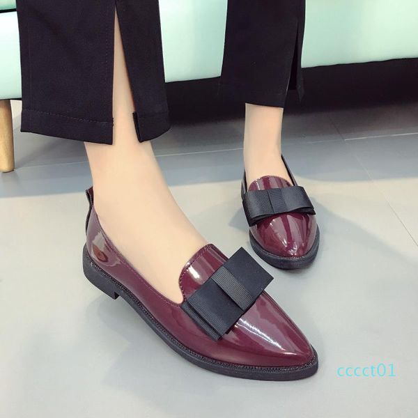 elegant red pointed toe flat shoes women patent leather flats fashion slip on ladies shoes lady slip on ballet ct01, Black
elegant red pointed toe flat shoes women patent leather flats fashion slip on ladies shoes lady slip on ballet ct01, Black