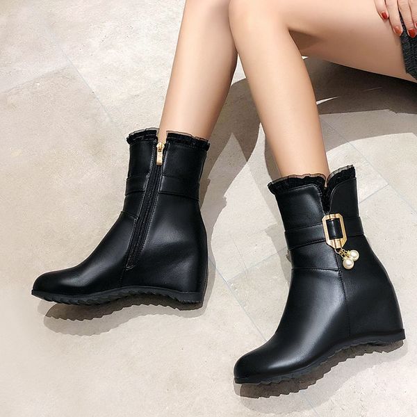 black white winter boot women 2019 women snow boots height increasing wedge heels shoe warm casual zip women's short shoes
black white winter boot women 2019 women snow boots height increasing wedge heels shoe warm casual zip women's short shoes