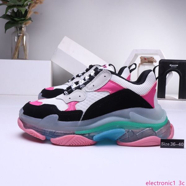 2019 triple s clear rainbow bottom designer shoes rubber low sneakers triple s pairs men women daddy platform sports shoes 36-45, Black;green
2019 triple s clear rainbow bottom designer shoes rubber low sneakers triple s pairs men women daddy platform sports shoes 36-45, Black;green