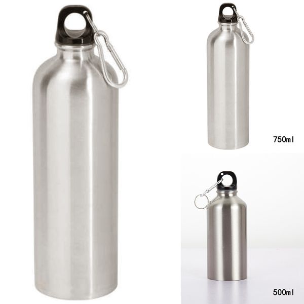 1pc water bottle silver 201 stainless steel 500/750ml capacity sports water bottle + leak proof cap for home travel
1pc water bottle silver 201 stainless steel 500/750ml capacity sports water bottle + leak proof cap for home travel
