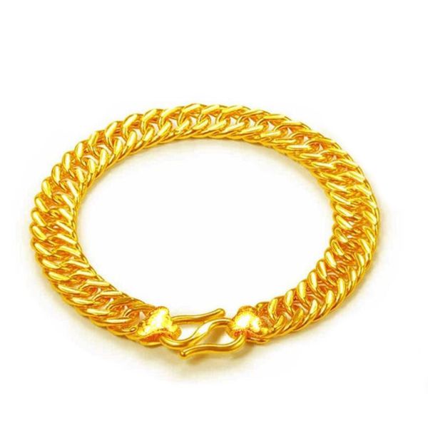 10mm punk cuban link chain bangle bracelet women men hip hop 18k gold plated bracelet fashion wristband jewelry gift ing, Black
10mm punk cuban link chain bangle bracelet women men hip hop 18k gold plated bracelet fashion wristband jewelry gift ing, Black