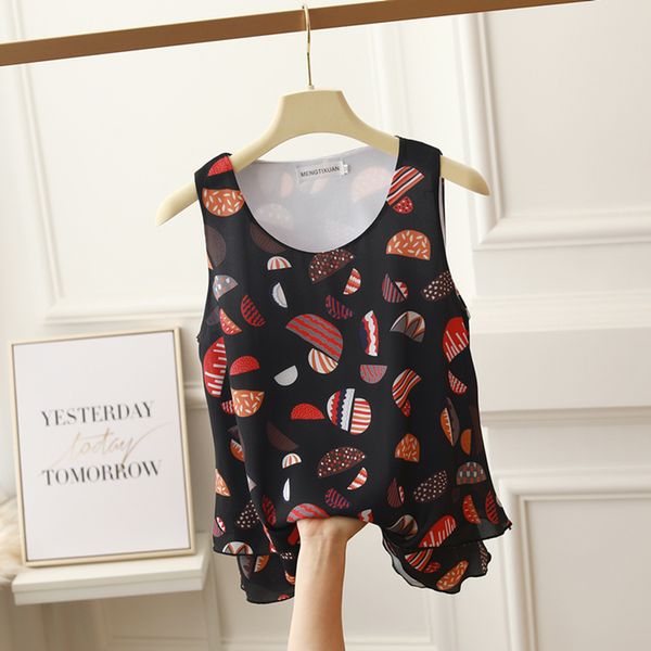 women's blouses & shirts blouse fashion brand summer arrival o-neck casual printed floral sleeveless chiffon ladies bottoming baby shir, White
women's blouses & shirts blouse fashion brand summer arrival o-neck casual printed floral sleeveless chiffon ladies bottoming baby shir, White