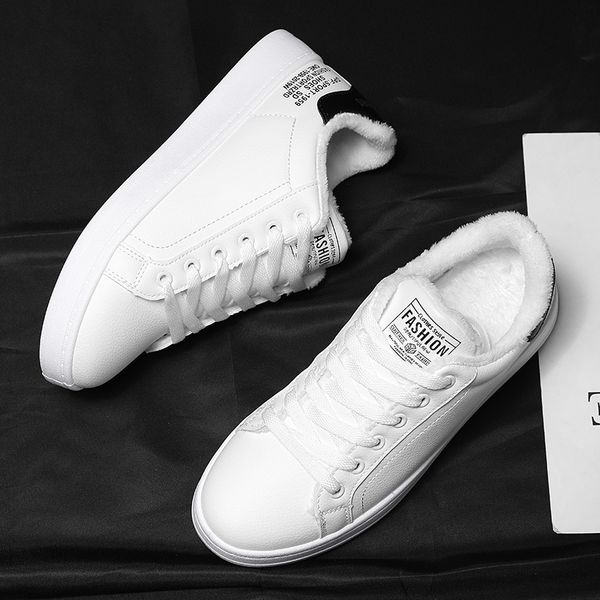 2019 men shoes spring autumn casual leather flat shoes lace-up low white male sneakers tenis masculino cotton, Black
2019 men shoes spring autumn casual leather flat shoes lace-up low white male sneakers tenis masculino cotton, Black