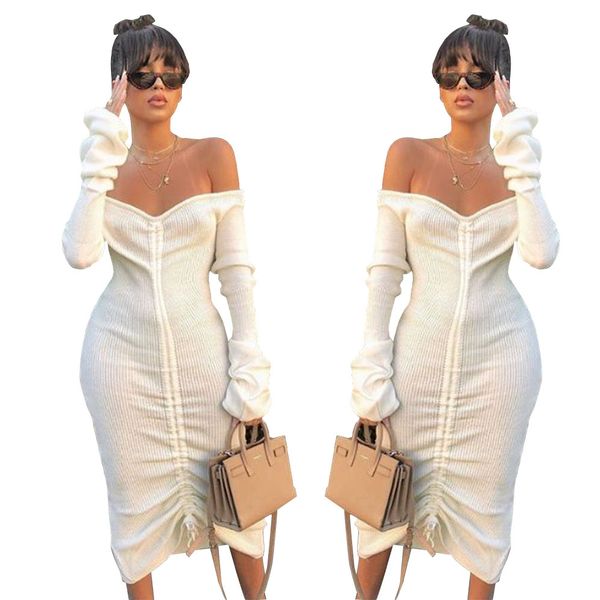 2020 spring fashion women casual one off shoulder flared sleeve solid slim side drawstring maxi t-shirt dress, Black;gray
2020 spring fashion women casual one off shoulder flared sleeve solid slim side drawstring maxi t-shirt dress, Black;gray