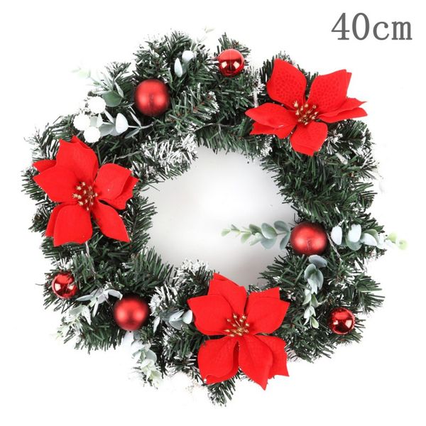 holiday home decorations 25-40cm christmas decor for home with battery powered led light string front door wall hanging garland
holiday home decorations 25-40cm christmas decor for home with battery powered led light string front door wall hanging garland