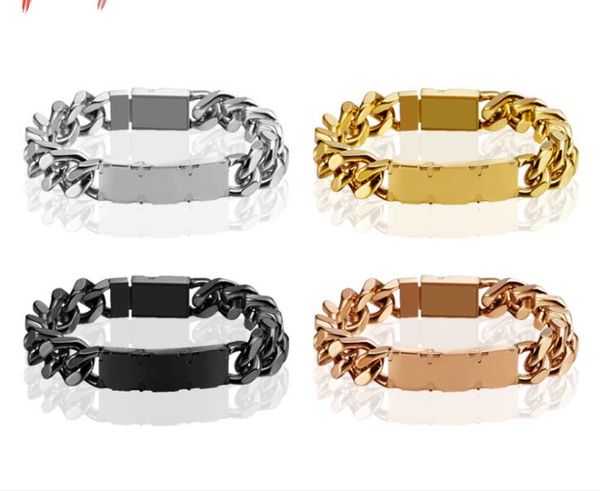 individual classic pattern titanium steel bracelet dazzle color chain, Golden;silver 
individual classic pattern titanium steel bracelet dazzle color chain, Golden;silver