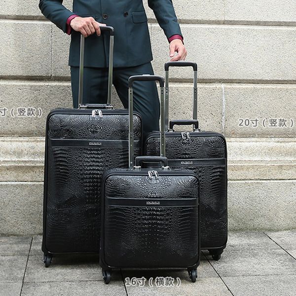 22crocodile suitcase puller box male wheel female 16 inch boarding box 20 inch suitcase designer
22crocodile suitcase puller box male wheel female 16 inch boarding box 20 inch suitcase designer