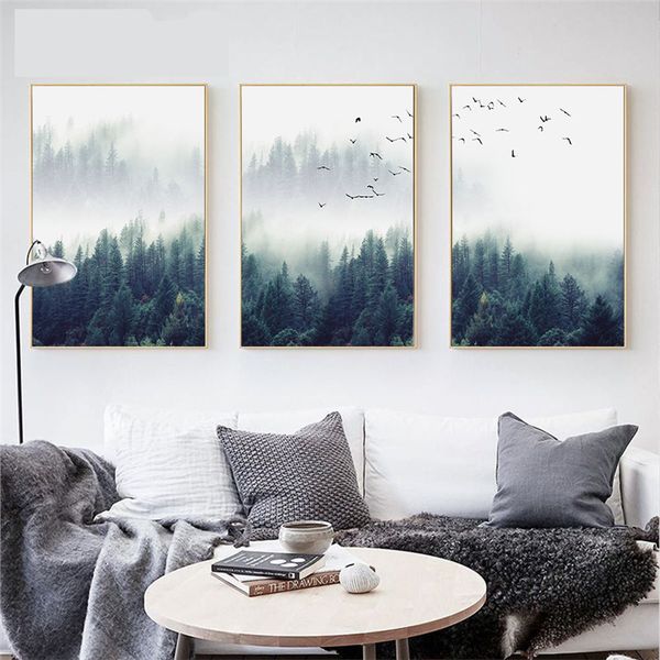 Nordic Украшения Лесной Пейзаж Wall Art Холст Плакат и Печать Холст Картины Декоративна
Nordic Украшения Лесной Пейзаж Wall Art Холст Плакат и Печать Холст Картины Декоративна