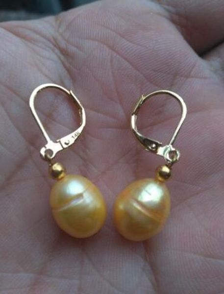 10-12 mm oro breathablepearl hecho a mano pendiente de perlas 14 k/20 de oro, Silver
10-12 mm oro breathablepearl hecho a mano pendiente de perlas 14 k/20 de oro, Silver