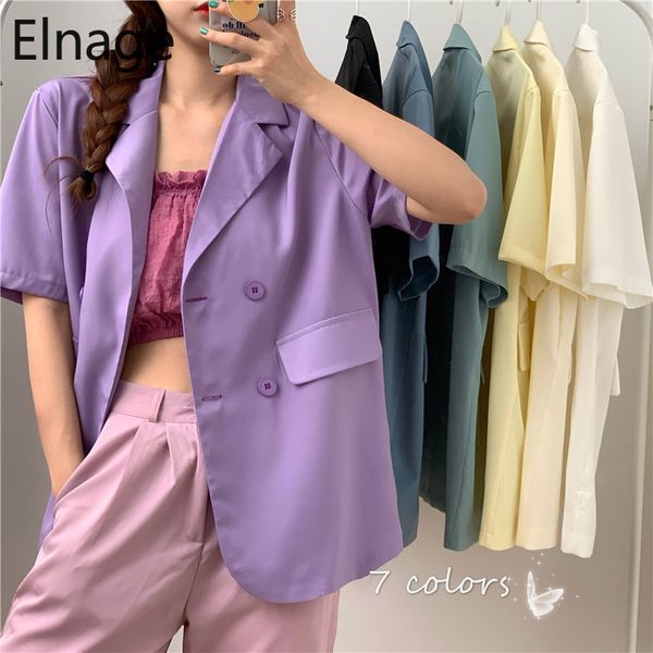2020 new korean wild loose cardigans thin white short sleeve blazer women vintage jacket solid elegant coat summer clothes, White;black
2020 new korean wild loose cardigans thin white short sleeve blazer women vintage jacket solid elegant coat summer clothes, White;black
