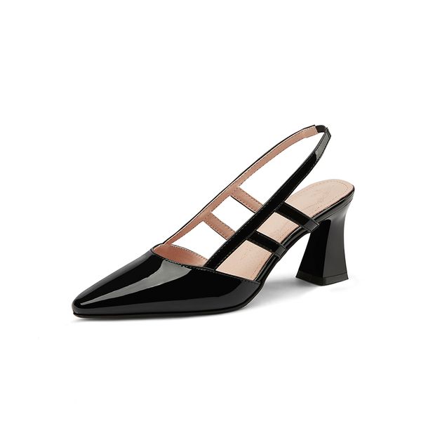 women pumps genuine leather concise sandals strange style high heels buckle strap sandals summer shoes woman size 34-43, Black
women pumps genuine leather concise sandals strange style high heels buckle strap sandals summer shoes woman size 34-43, Black