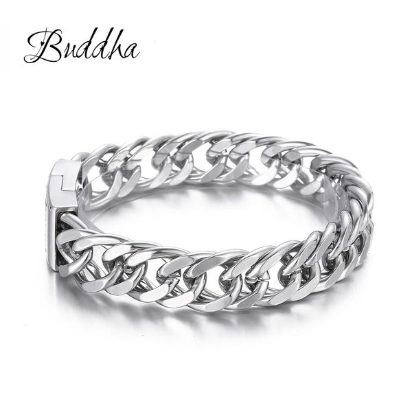 bicycle chain buddha wristband fashion new link chain stainless steel bracelet women heavy 12mm wide mens buddha bangle ztb423-4 c19021501, Black
bicycle chain buddha wristband fashion new link chain stainless steel bracelet women heavy 12mm wide mens buddha bangle ztb423-4 c19021501, Black