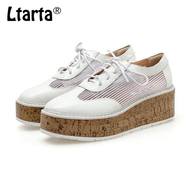 ltarta 2020 women casual shoes joker mesh lace-up wood grain platform shoes high heel woman platform boots jxq, Black
ltarta 2020 women casual shoes joker mesh lace-up wood grain platform shoes high heel woman platform boots jxq, Black