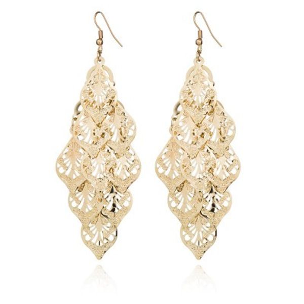 real shooting gold color metal multilayer hollow leaves bohemia drop earring earrings for women e751, Golden
real shooting gold color metal multilayer hollow leaves bohemia drop earring earrings for women e751, Golden