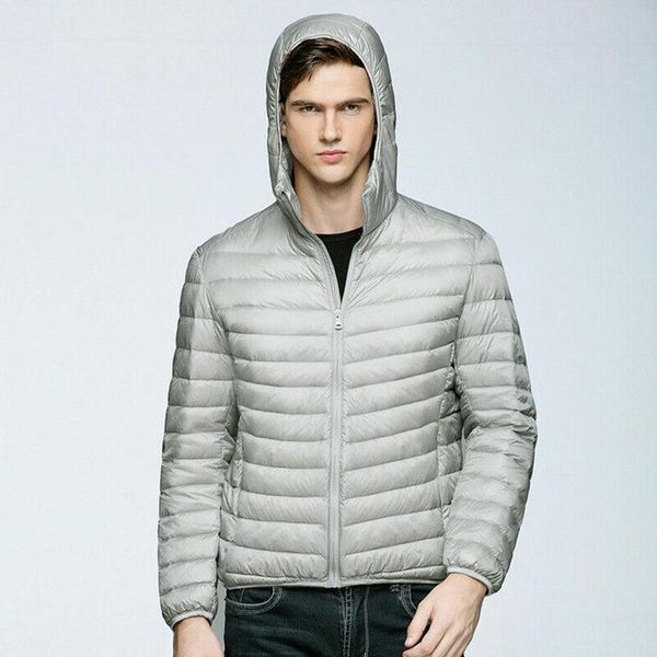 2019 winter fashion men lightweight down jacket men's hooded collar short ultra-light ultra-thin large size youth portable coat, Black
2019 winter fashion men lightweight down jacket men's hooded collar short ultra-light ultra-thin large size youth portable coat, Black
