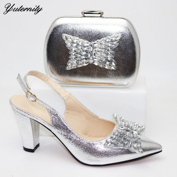fashion pu with rhinestone silver color shoes with matching bags african high heel women shoes and bags set for wedding party, Black
fashion pu with rhinestone silver color shoes with matching bags african high heel women shoes and bags set for wedding party, Black