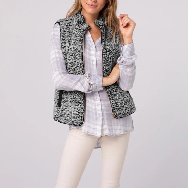 new women's fashion and comfortable winter waistcoat double-sided with pockets warm hooded modern novel dropshipping, Black;white
new women's fashion and comfortable winter waistcoat double-sided with pockets warm hooded modern novel dropshipping, Black;white