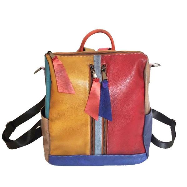 2020 fashion retro women's bag handbag color-brushed old backpack leather women's bag
2020 fashion retro women's bag handbag color-brushed old backpack leather women's bag
