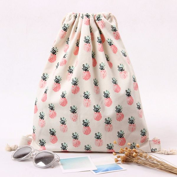 women canvas drawstring backpack cyte pink pineapple drawstring beam port backpack storage shopping bag travel bag sports
women canvas drawstring backpack cyte pink pineapple drawstring beam port backpack storage shopping bag travel bag sports