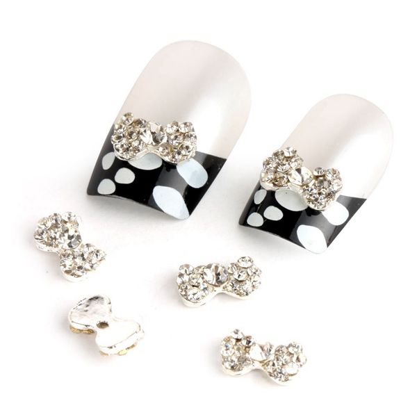 silver rhinestones bow tie 10 pieces silver 3d alloy nail art slices glitters diy decorations, Silver;gold
silver rhinestones bow tie 10 pieces silver 3d alloy nail art slices glitters diy decorations, Silver;gold