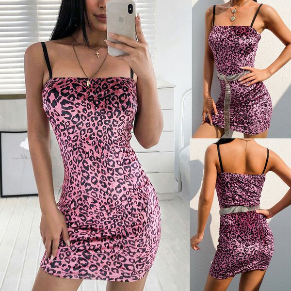 spaghetti strap backless bodycon dress women sleeveless leopard print summer short party casual mini pencil dress, Black;gray
spaghetti strap backless bodycon dress women sleeveless leopard print summer short party casual mini pencil dress, Black;gray