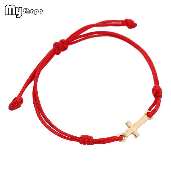 myshape red cord cross charm bracelet adjustable znic alloy waxed rope polyester handmade knot religion bracelets bangles 10pcs, Golden;silver
myshape red cord cross charm bracelet adjustable znic alloy waxed rope polyester handmade knot religion bracelets bangles 10pcs, Golden;silver