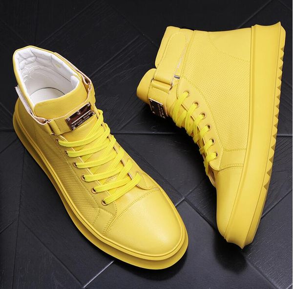 microfiber leather men's loafers shoes fashion sneakers high men hip-hop flats casual shoes zapatillas hombre, Black
microfiber leather men's loafers shoes fashion sneakers high men hip-hop flats casual shoes zapatillas hombre, Black