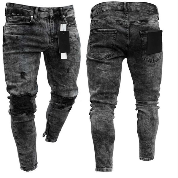 men's jeans cotton men spring 2021 menclothes denim pants distressed freyed slim fit casual trousers stretch ripped, Blue
men's jeans cotton men spring 2021 menclothes denim pants distressed freyed slim fit casual trousers stretch ripped, Blue