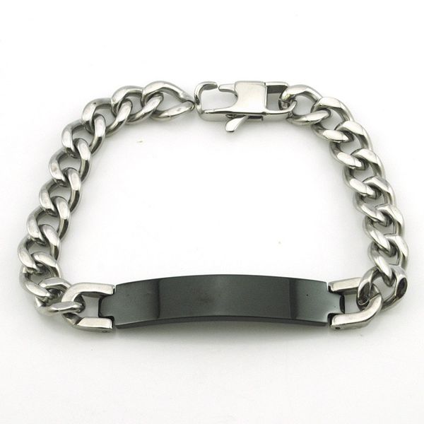 nameplate bracelets mens custom black bendstainless steel fashion charm chains bracelets chain on hand gifts for man wholesale
nameplate bracelets mens custom black bendstainless steel fashion charm chains bracelets chain on hand gifts for man wholesale
