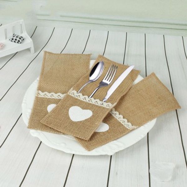 wholesale 4 x 8 inch natural burlap utensil holder with lace knifes forks bag cutlery pouch party bridal shower wedding tableware bags favor
wholesale 4 x 8 inch natural burlap utensil holder with lace knifes forks bag cutlery pouch party bridal shower wedding tableware bags favor