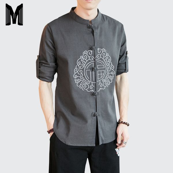 5xl plus size men casual long sleeve shirts white embroidery printing cotton linen retro dress shirt y1867, White;black
5xl plus size men casual long sleeve shirts white embroidery printing cotton linen retro dress shirt y1867, White;black