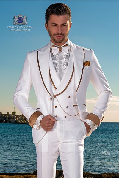 white groom tuxedos peak lapel groomsman wedding tuxedos new fashion men formal business prom dinner 3 piece suit(jacket+pants+tie+vest) 17, Black;gray
white groom tuxedos peak lapel groomsman wedding tuxedos new fashion men formal business prom dinner 3 piece suit(jacket+pants+tie+vest) 17, Black;gray